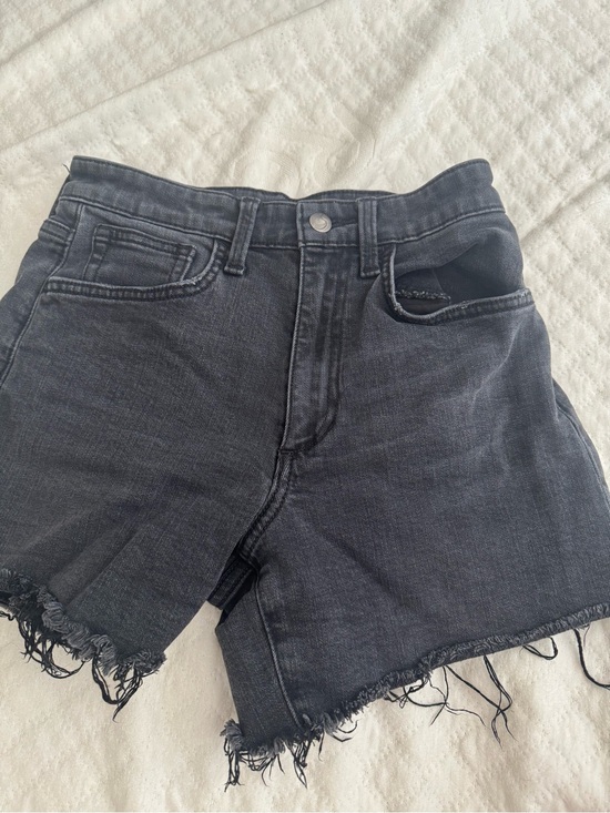 Joe's Jeans Pants - Joe's Jeans Black High-Rise Frayed Denim Shorts